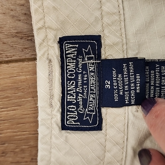 Ralph Lauren Polo Jeans Company Cargo Shorts Y2K 90s Ripstop Men's size 32 - Picture 4 of 9